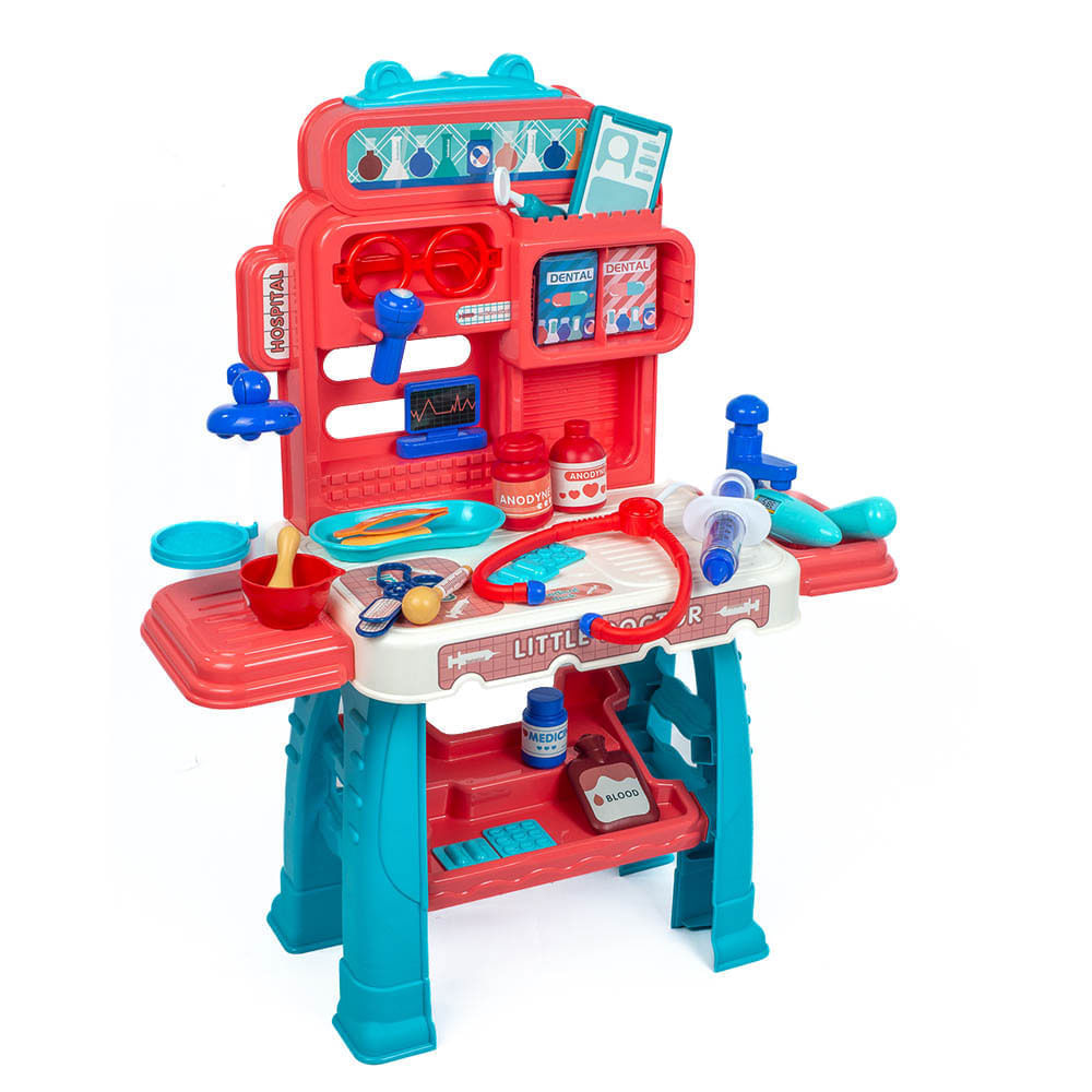 Set Estación Médica de Juguete para Armar Juego de Rol Infantil img #1