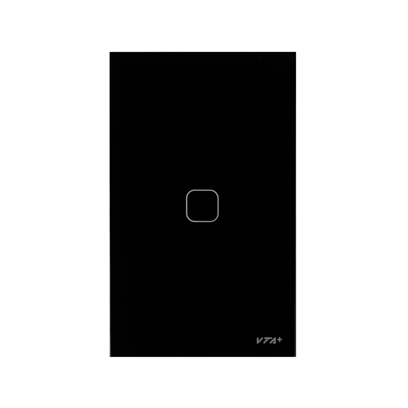 Interruptor Inteligente WiFi Táctil VTA+ Link IoT Sencillo Black img #1