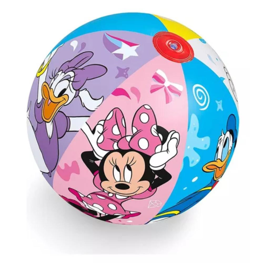 Pelota De Minnie Mouse De 15 Cm – Juguete Suave Y Colorido Para Niños De 2+ Años, Ideal Para Jugar En Casa O Al Aire Libre – Licencia Oficial Disney