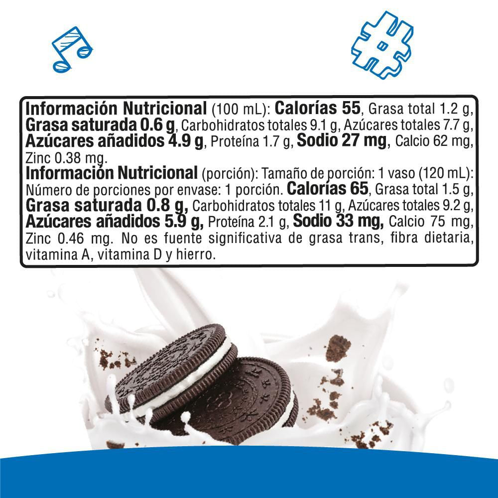 Bebida láctea PARMALAT cookies & cream (120  ml) img #2
