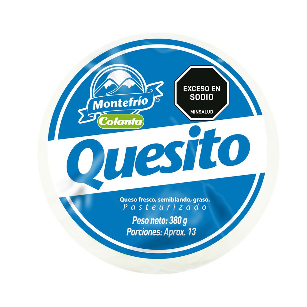 Quesito MONTEFRIO fresco semiblando graso (380  gr) img #1