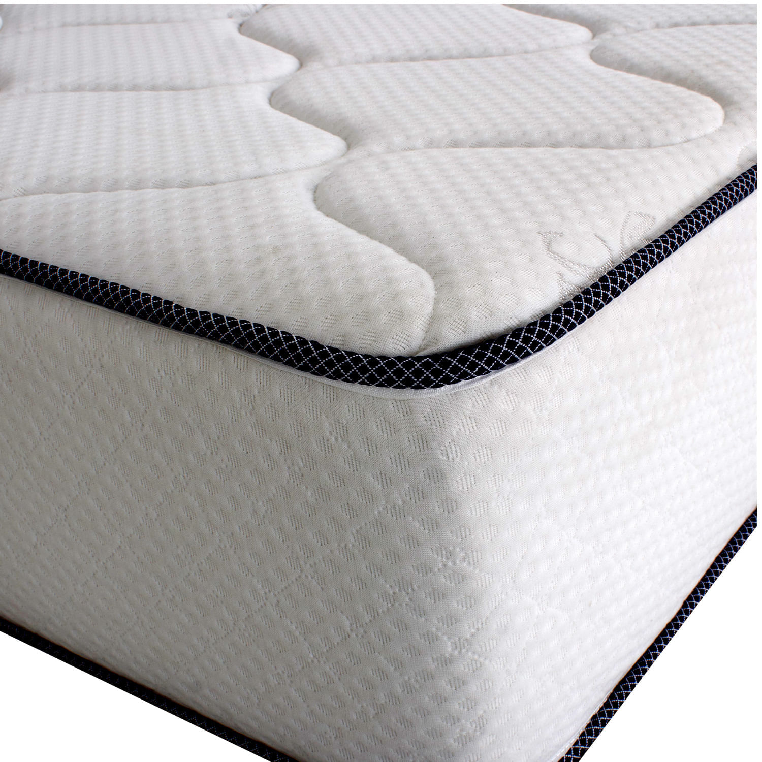 Colchon Enrollado Classic King Ortopedico Firmeza Media Resortes Bonell Doble Lado Encajonado en Espuma Tela Antiflama 200x200cm img #4