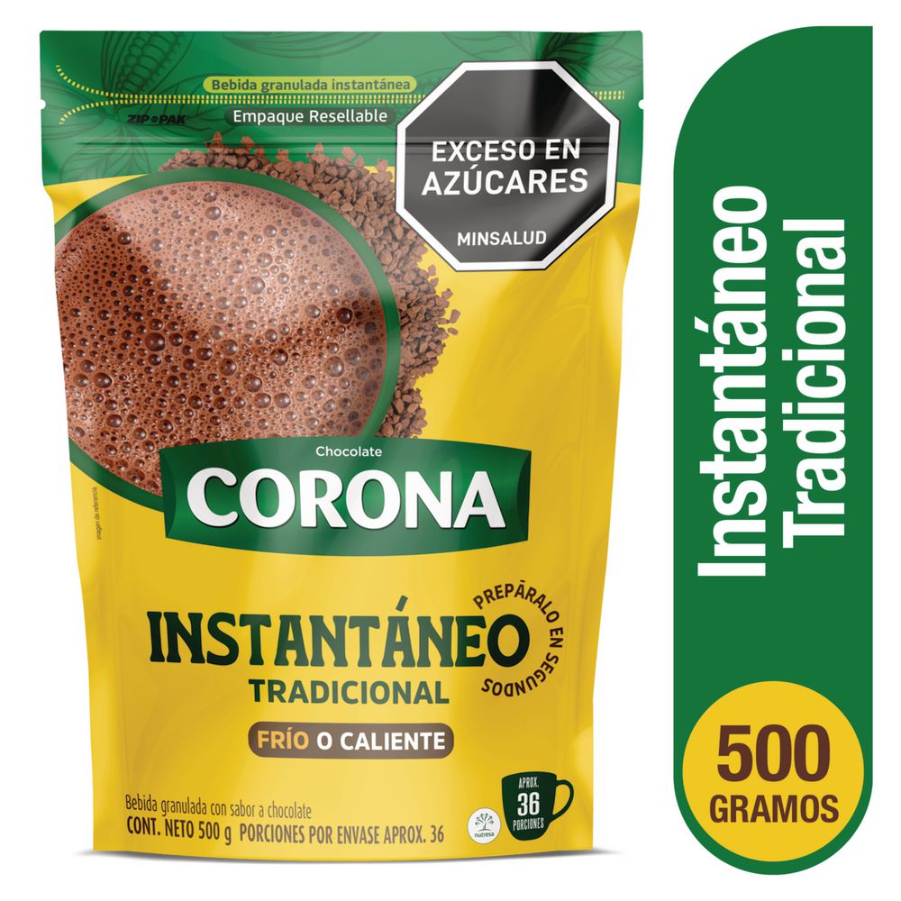 Chocolate CORONA tradicional (500  gr) img #1