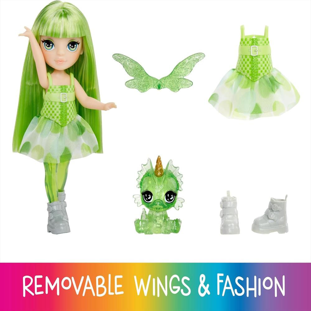Muñeca Rainbow High Littles Hadas Emerald img #2