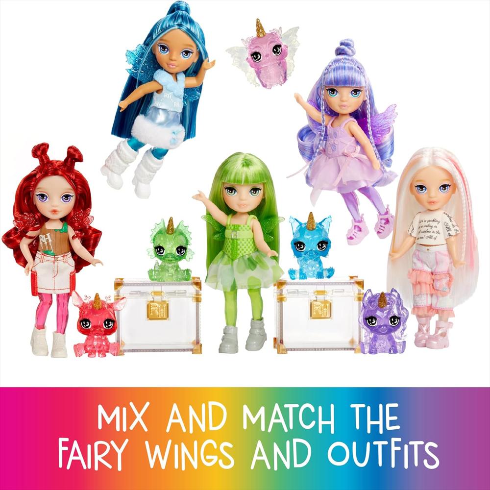 Muñeca Rainbow High Littles Hadas Emerald img #4