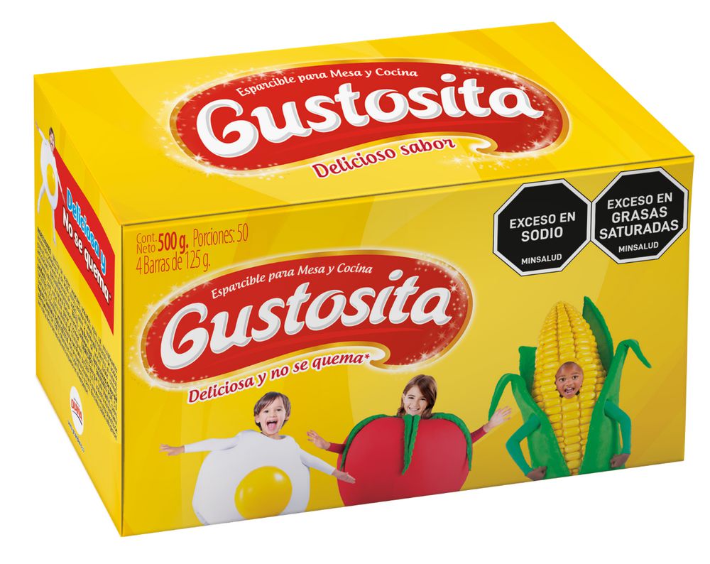 Margarina GUSTOSITA esparcible mesa y cocina (500  gr) img #1