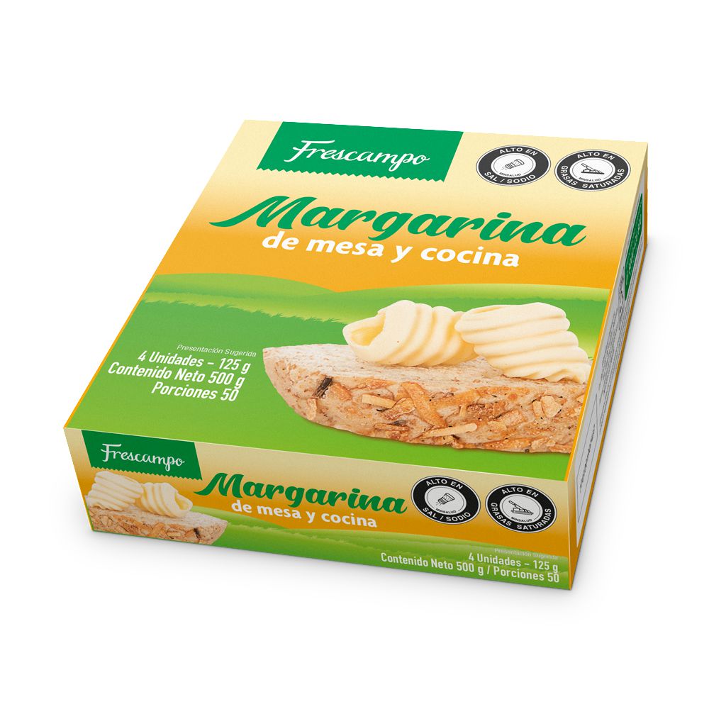 Margarina FRESCAMPO de mesa y cocina (500  gr) img #1