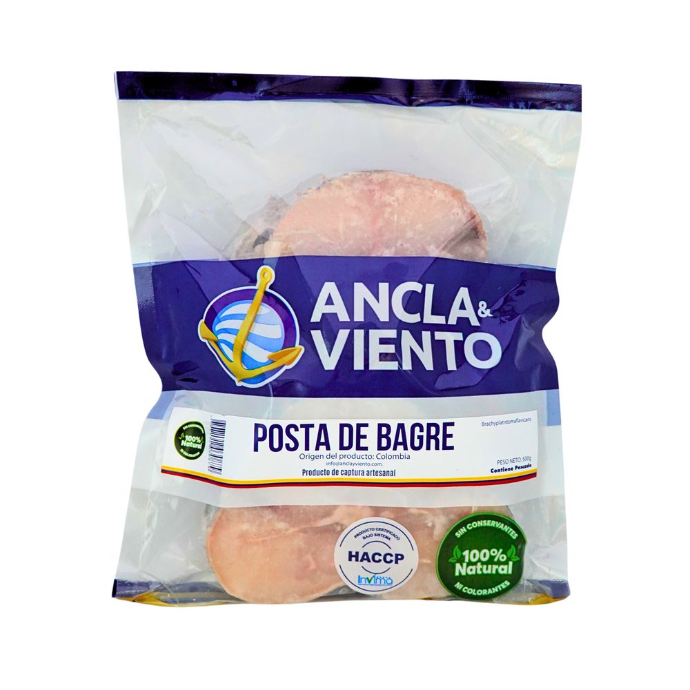 Posta de bagre dorado ANCLA Y VIENTO congelado (500  gr) img #1