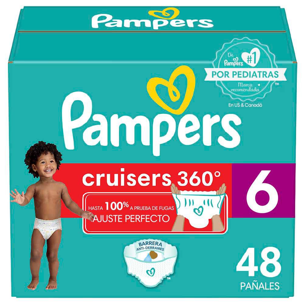 Pañales PAMPERS MARCA EXCLUSIVA ajuste perfecto, etapa 6 (48  und) img #1