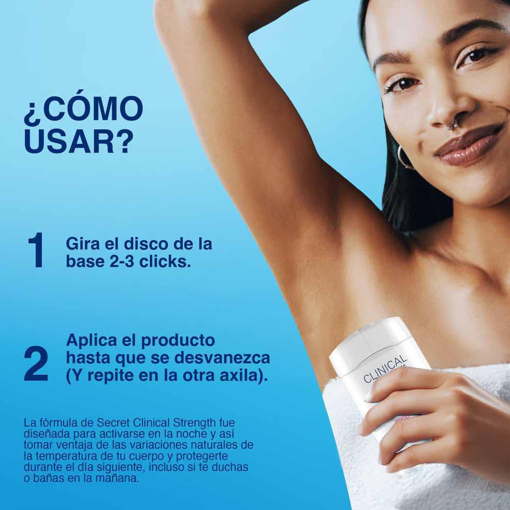 Desodorante SECRET clinical strength powder protect (45  gr) img #4