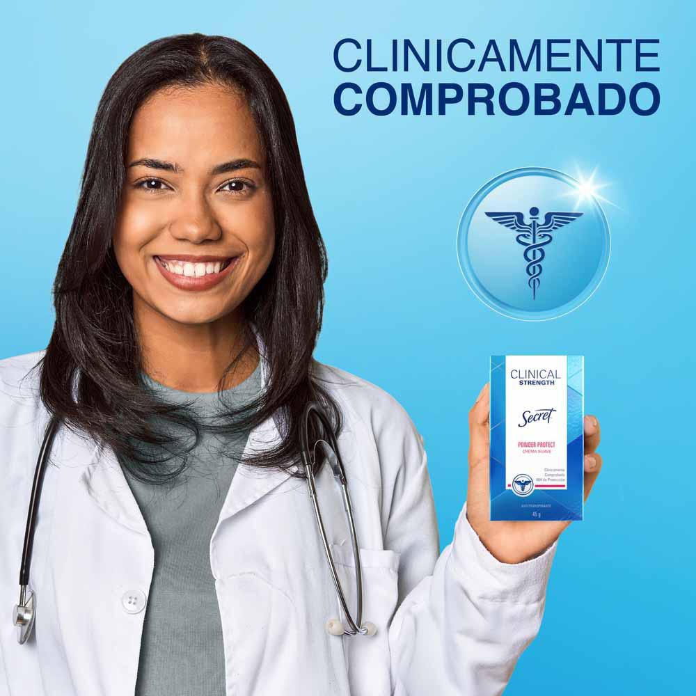 Desodorante SECRET clinical strength powder protect (45  gr) img #6