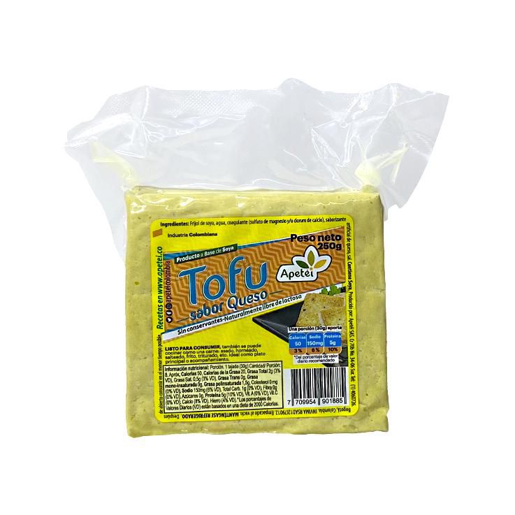 Tofu APETEI sabor queso a base de soya (250  gr) img #1