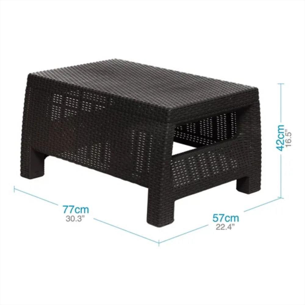 Mesa De Centro Tipo Ratan Marca Mq img #1