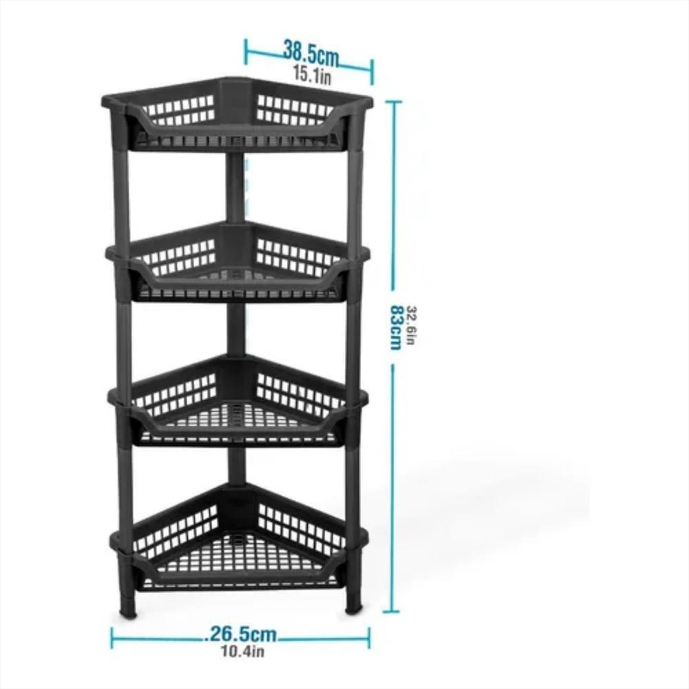 Canastilla Repisa Plastica Triangular Multiusos 4N Mq img #1