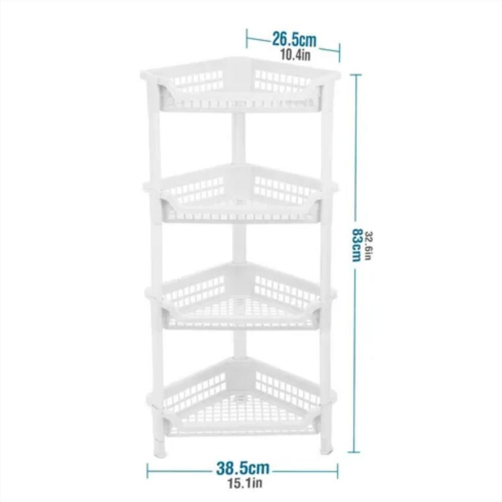 Canastilla Repisa Plastica Triangular Multiusos 4N Mq img #1