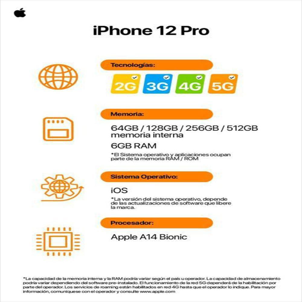 Iphone 12 Pro 128Gb Grafito Reacondicionado img #4