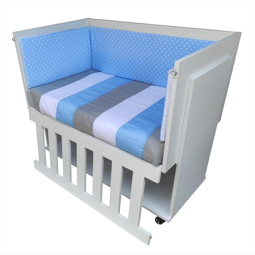 Cuna Mobiliariobebes Colecho Azul Claro img #3