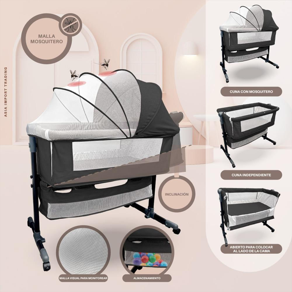 Cuna Colecho Color Gris img #2