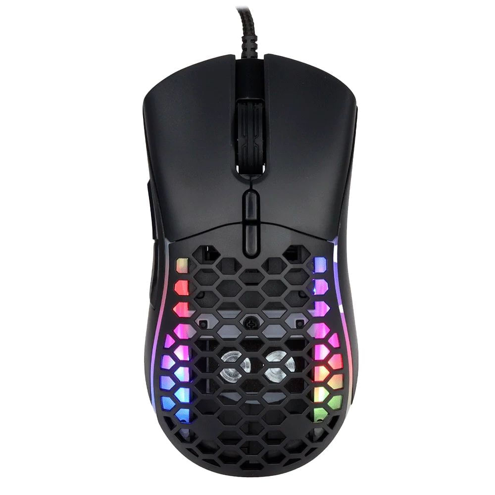 Mouse Gamer Usb Con Peso Rgb T60 80375 img #2
