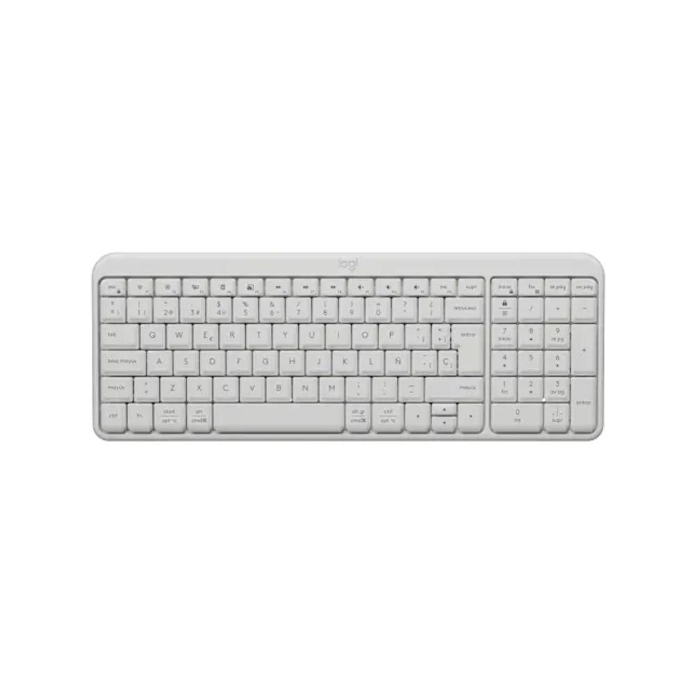 Teclado Bluetooth Logitech K250 Blanco Español img #1