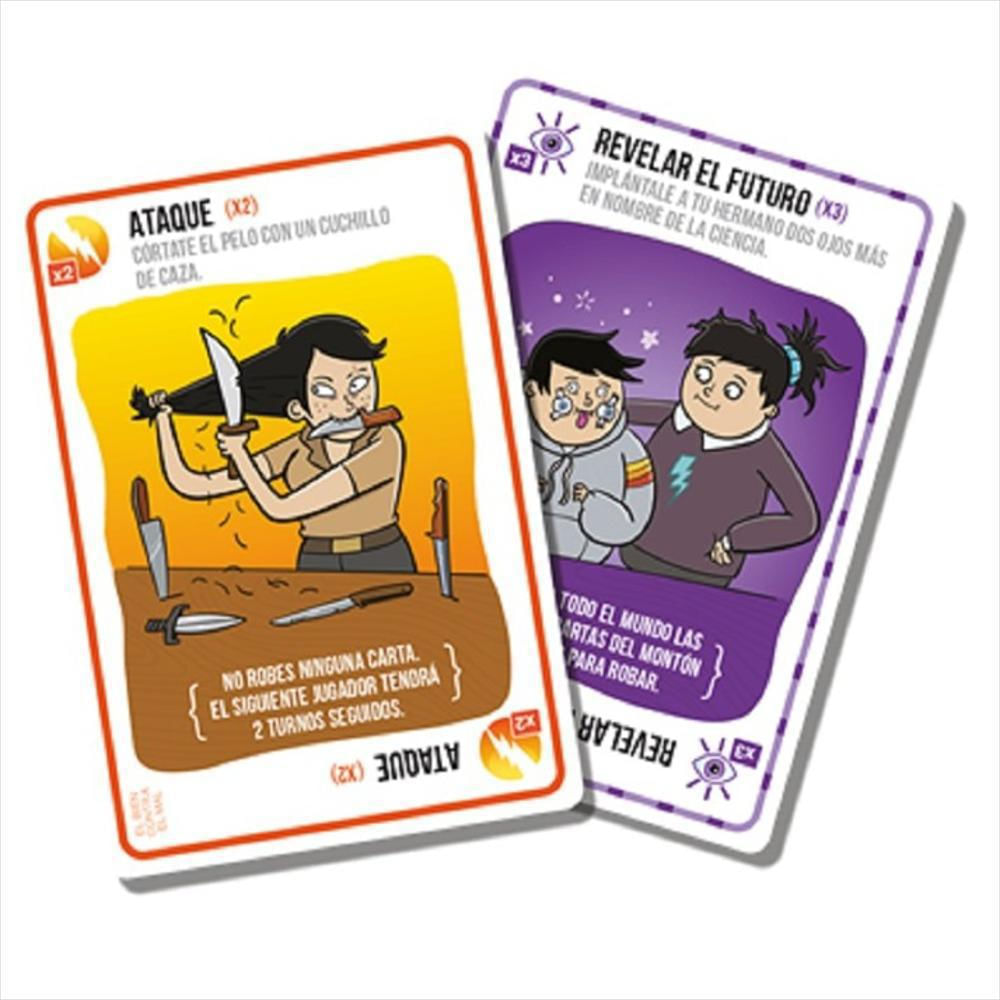 Juego De Mesa Exploding Kittens El Bien Contra El Mal img #2