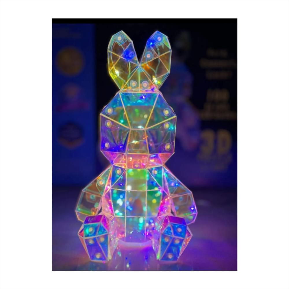 Lámpara Led 3D Armable Multicolor img #1