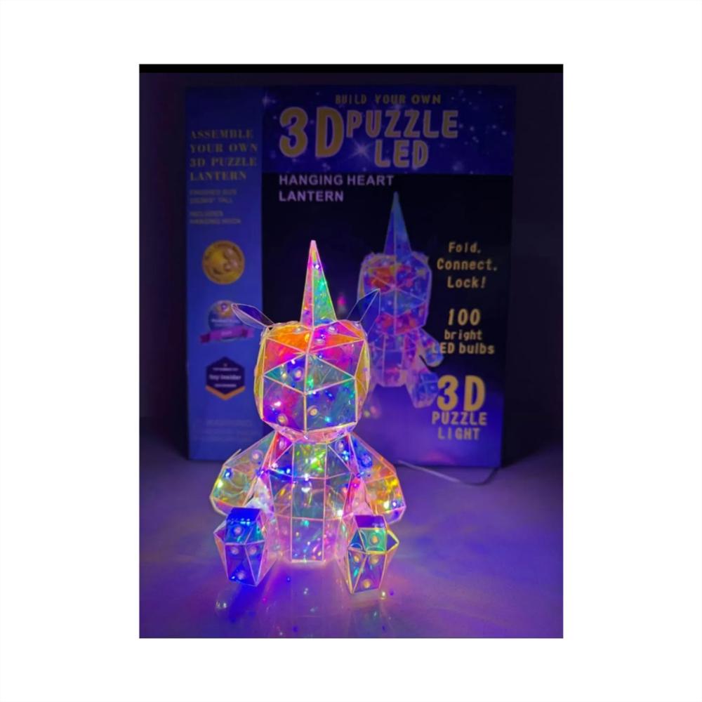 Lámpara Led 3D Armable Multicolor img #2
