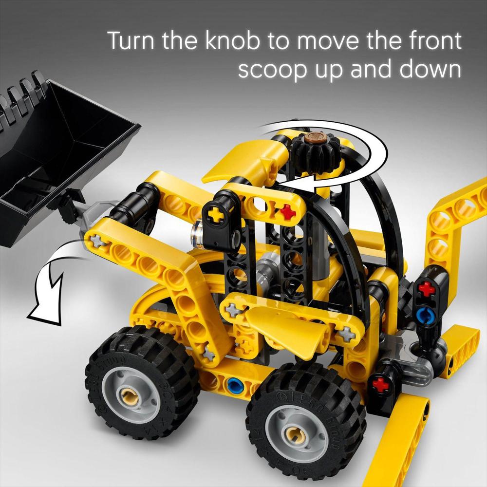 Lego Technic Backhoe Loader 42197 104 Piezas img #4