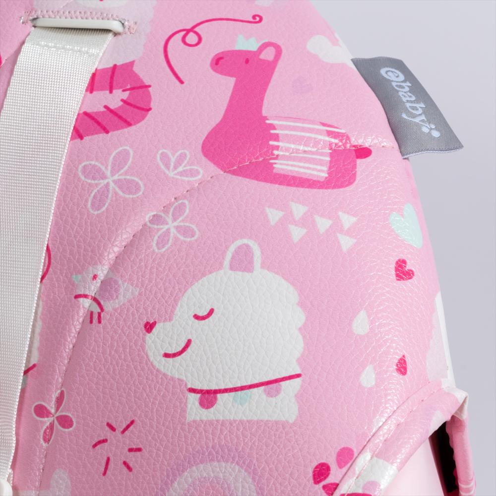 Silla De Comer Shine Eb634 Rosa Llamitas img #3