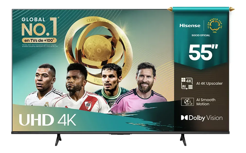 Televisor Hisense 55 Pulgadas Uhd 4K Smart A5nv img #2