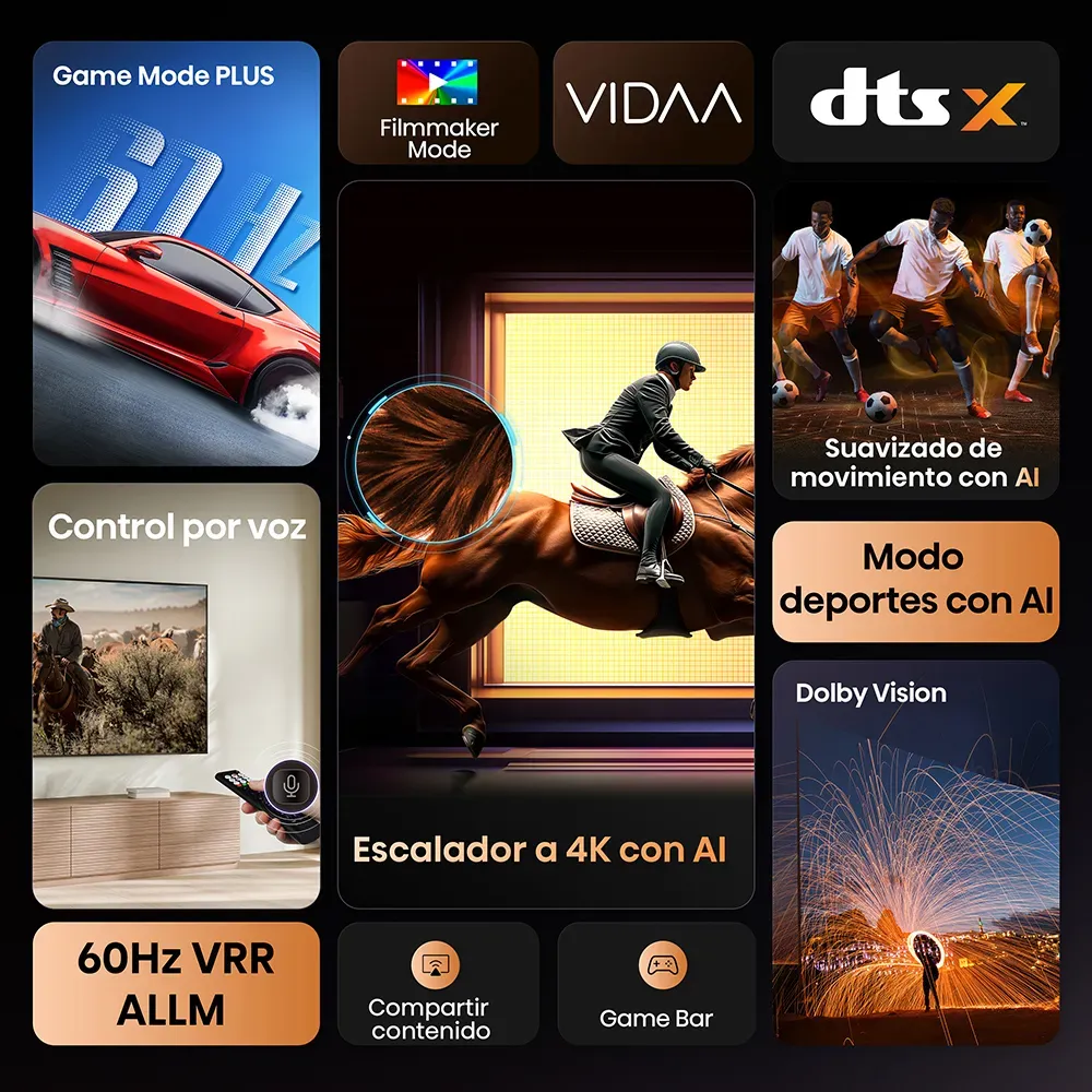 Televisor Hisense 55 Pulgadas Uhd 4K Smart A5nv img #3