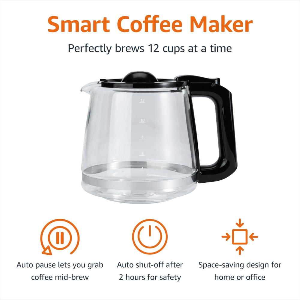 Programable Cafetera De Goteo Amazon Basics 12 Tazas img #3