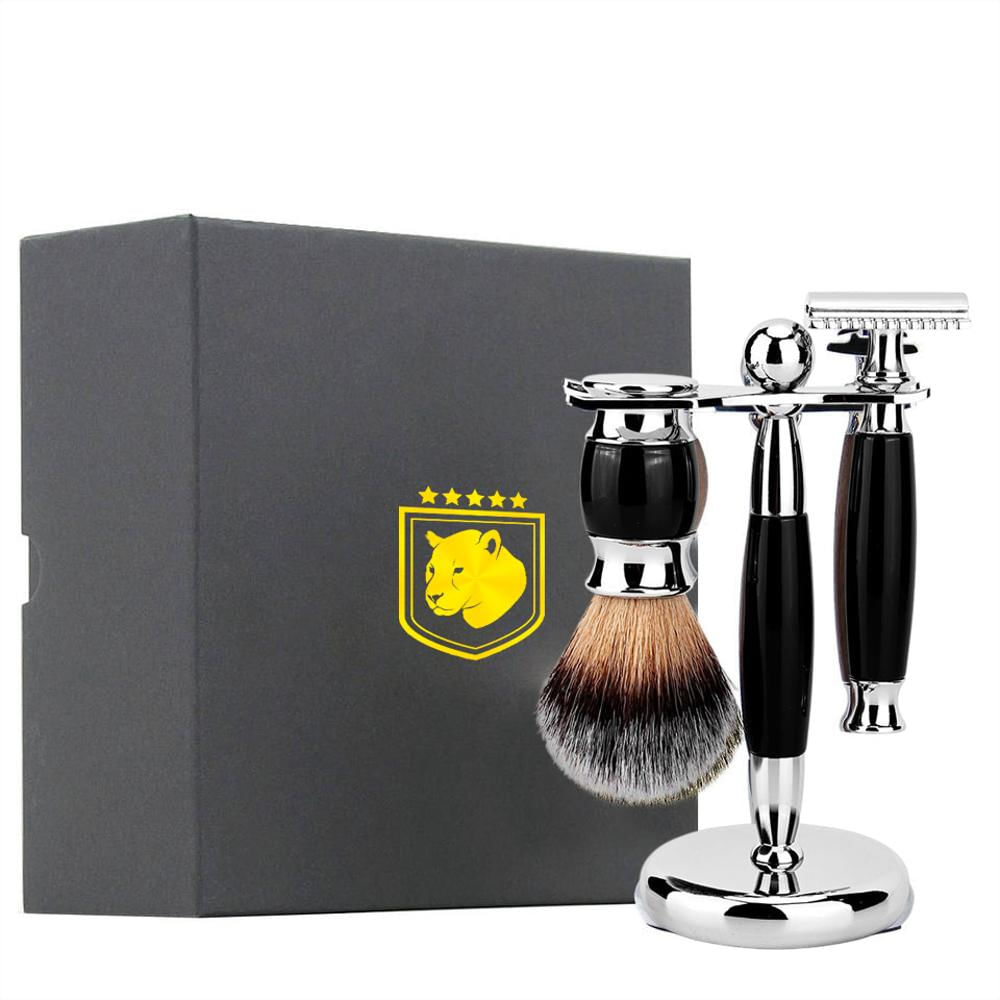 Set Para Afeitado De Lujo Black Leopard B img #1