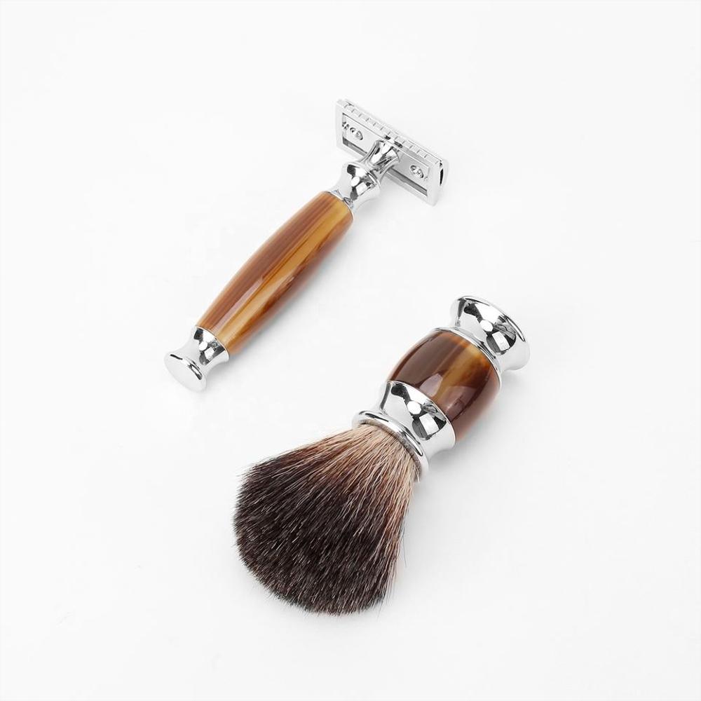 Set Para Afeitado De Lujo Black Leopard Madera img #3