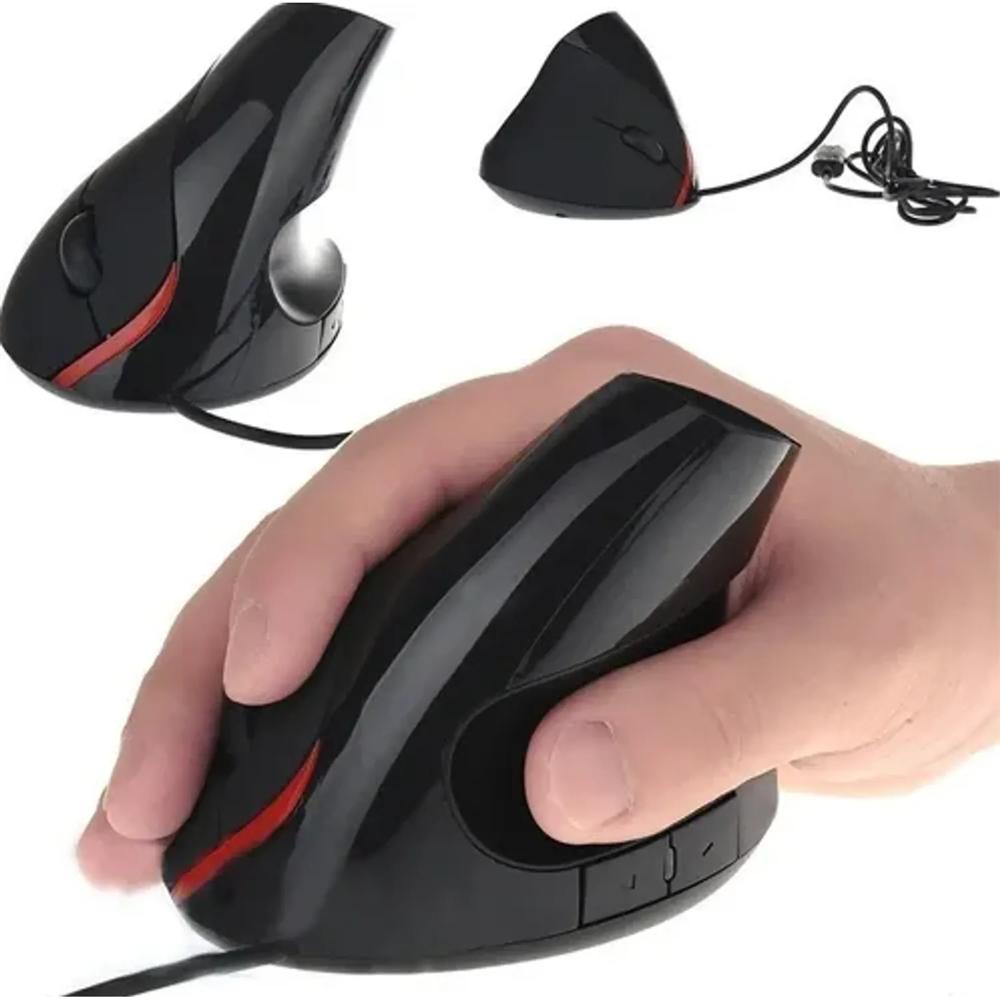 Mouse Ergonomico Con Cable D2 img #2