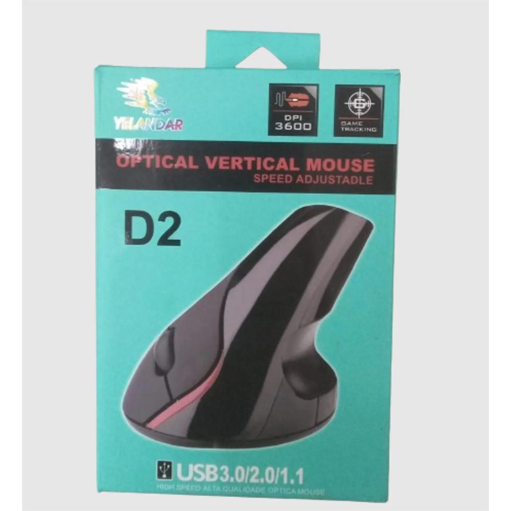 Mouse Ergonomico Con Cable D2 img #3