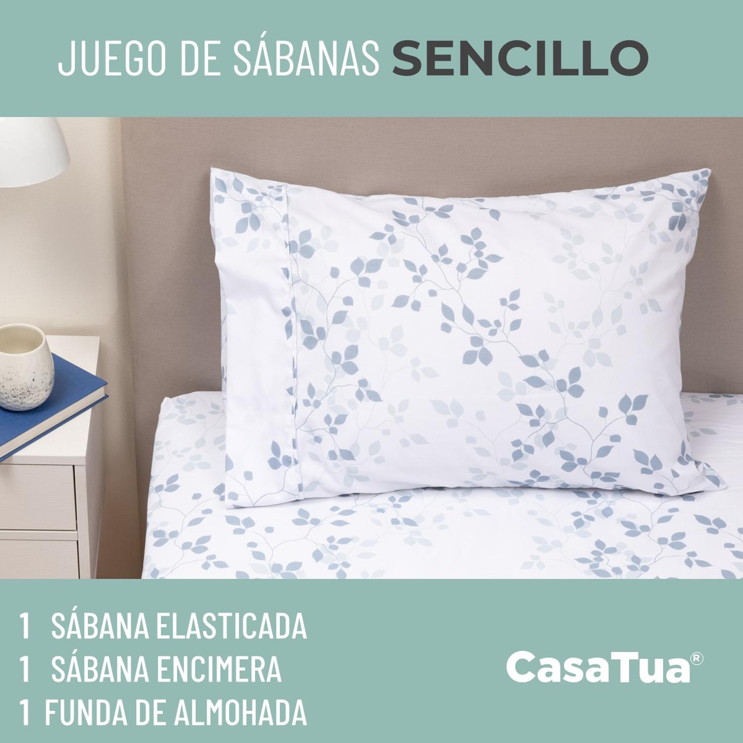 Sabanas Estampadas Sencillo, Doble, King, Super King Casatua img #2