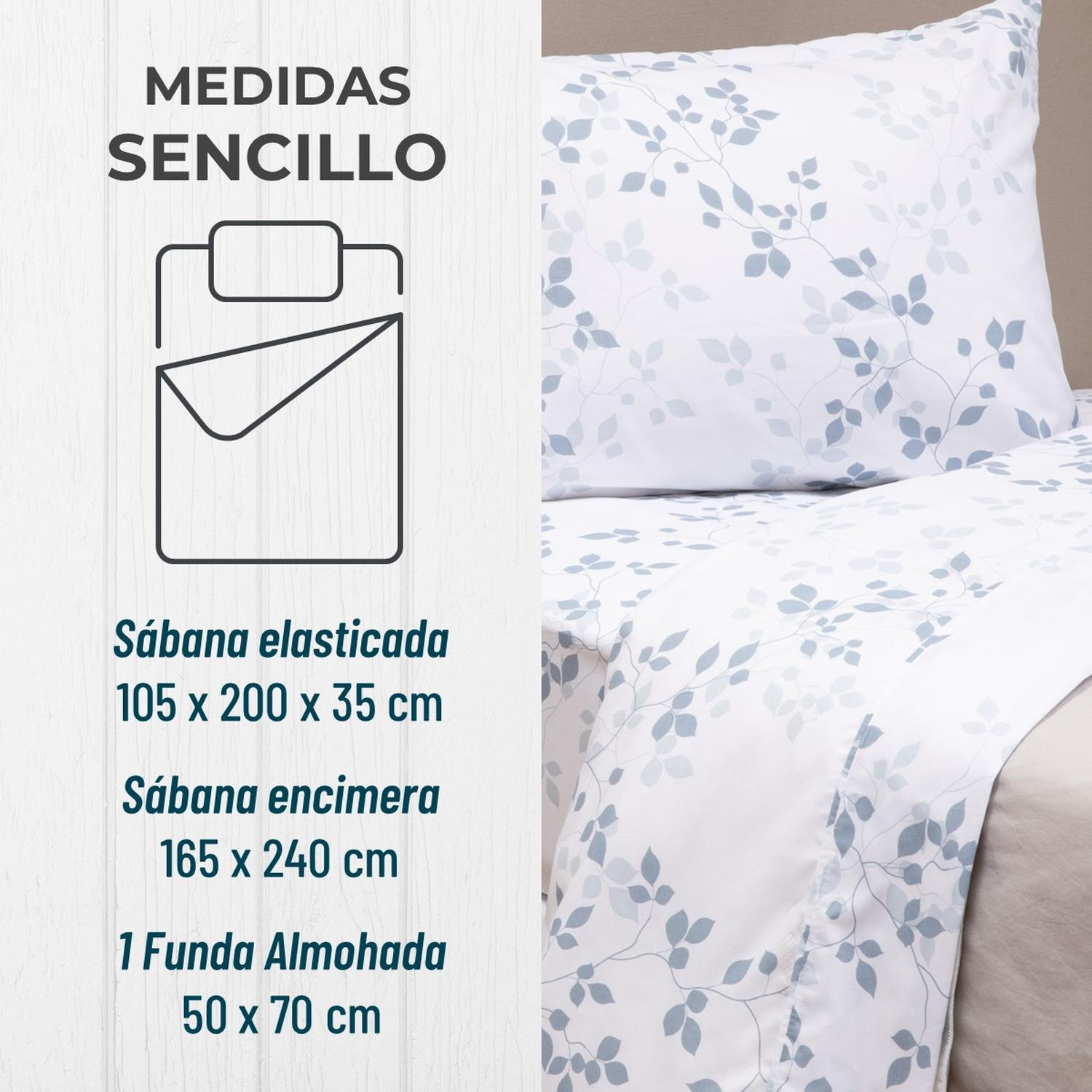 Sabanas Estampadas Sencillo, Doble, King, Super King Casatua img #4