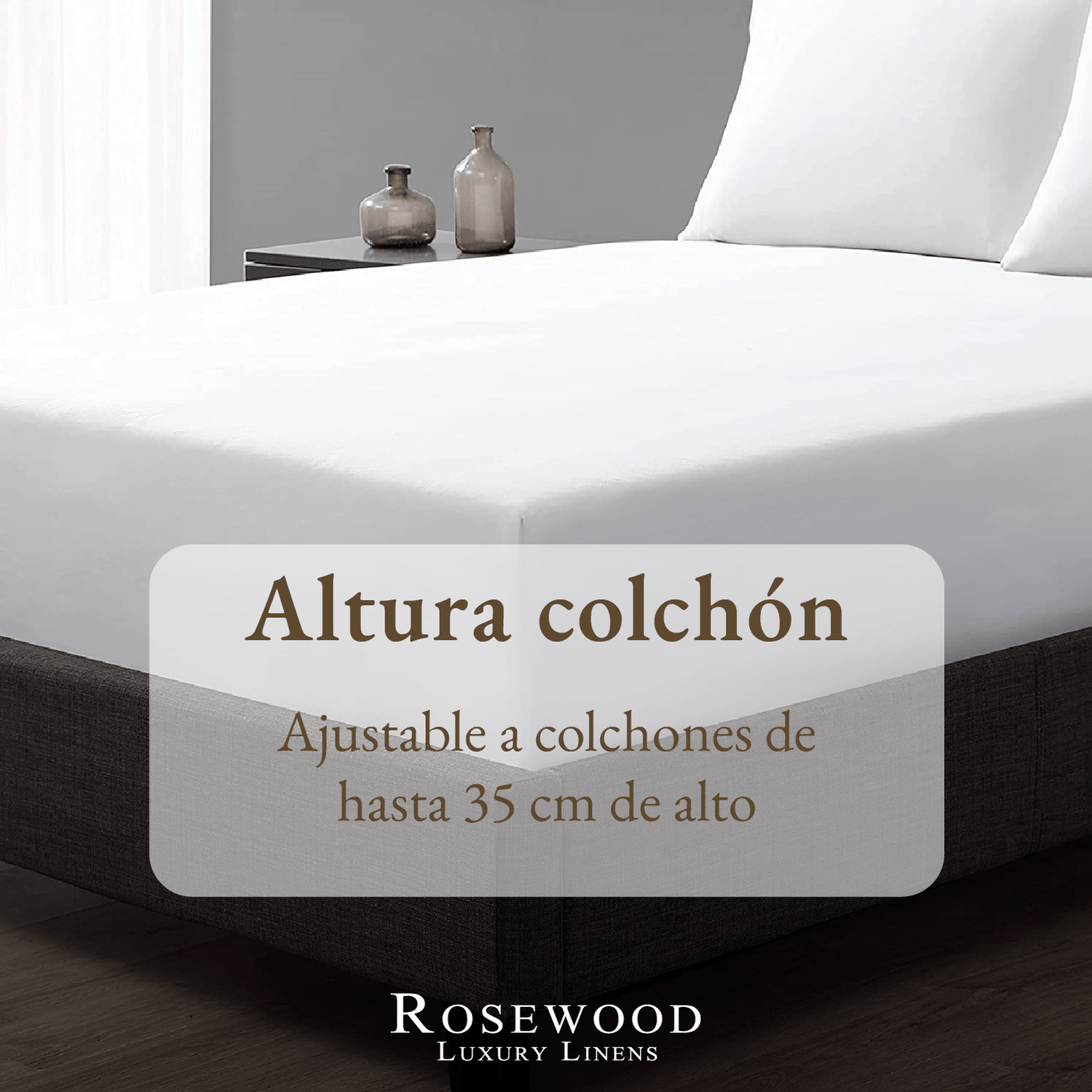 Juego Sabanas Rosewood 300 Hilos 100% Algodon Doble img #6