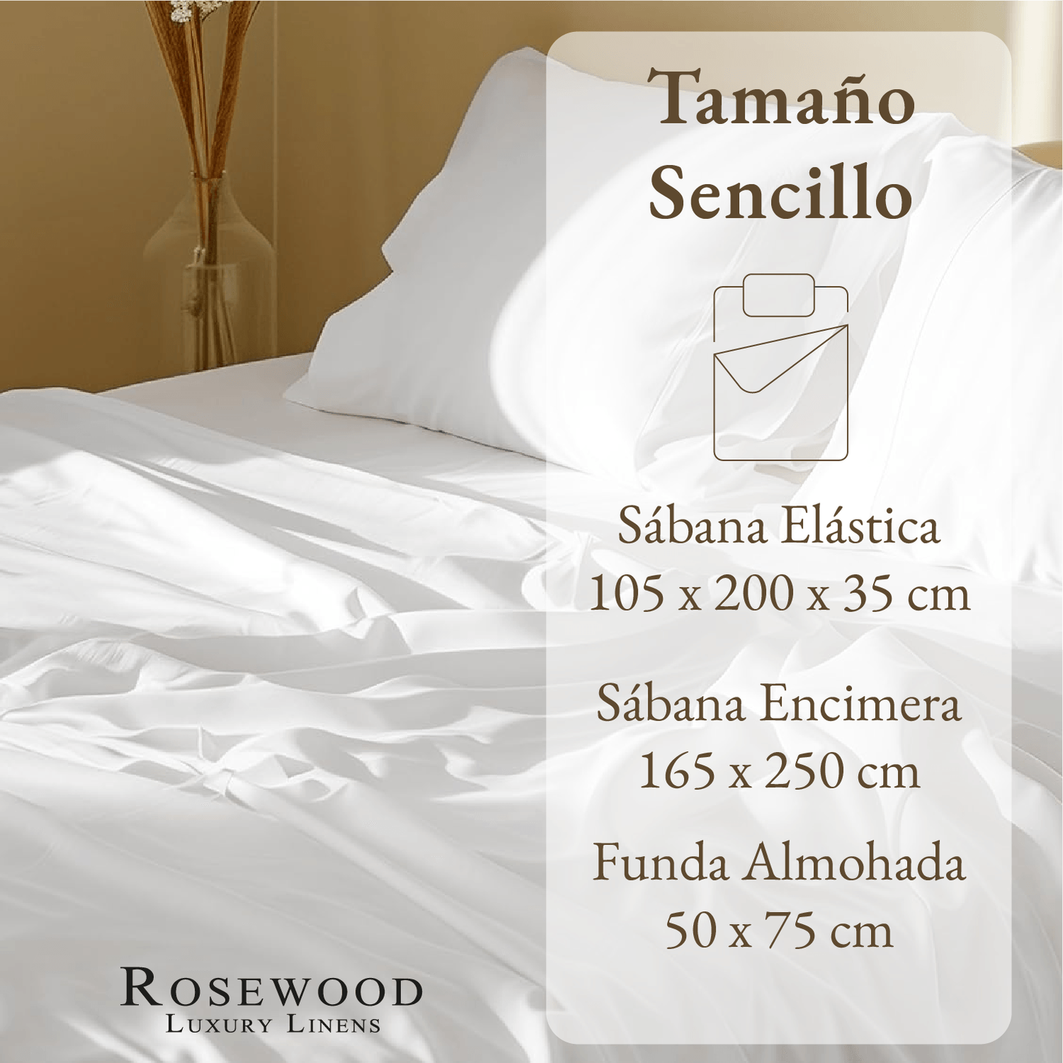 Juego Sabanas Rosewood 300 Hilos 100% Algodon Doble img #9