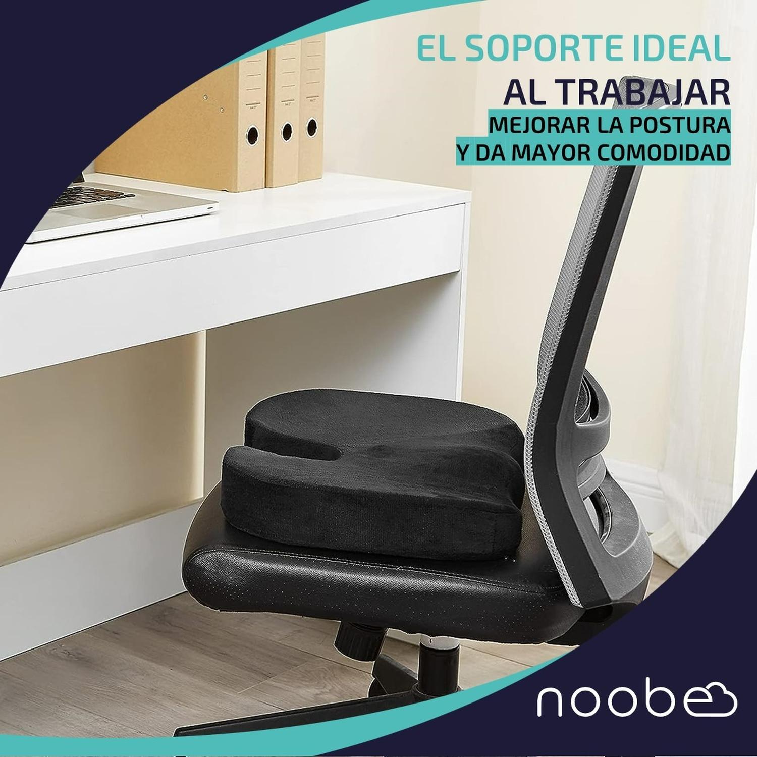 Cojin Viscoelastico Gel Memory Foam Noobe Asiento Forro img #3