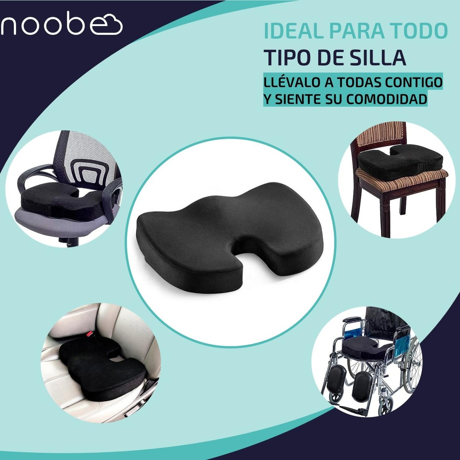 Cojin Viscoelastico Gel Memory Foam Noobe Asiento Forro img #4