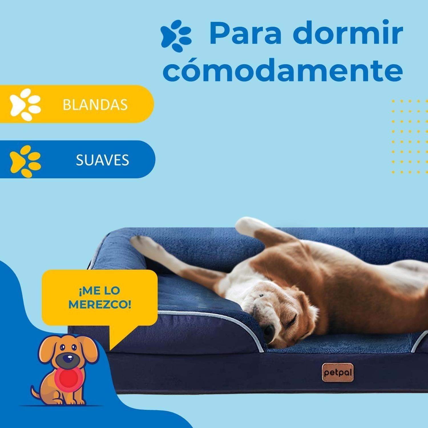 Cama Para Perro Mascota Petpal Impermeable Lavable Grande img #2
