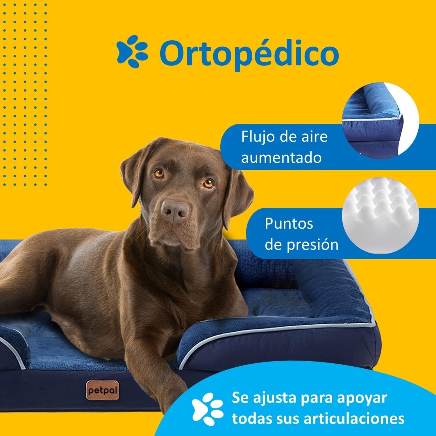 Cama Para Perro Mascota Petpal Impermeable Lavable Grande img #3