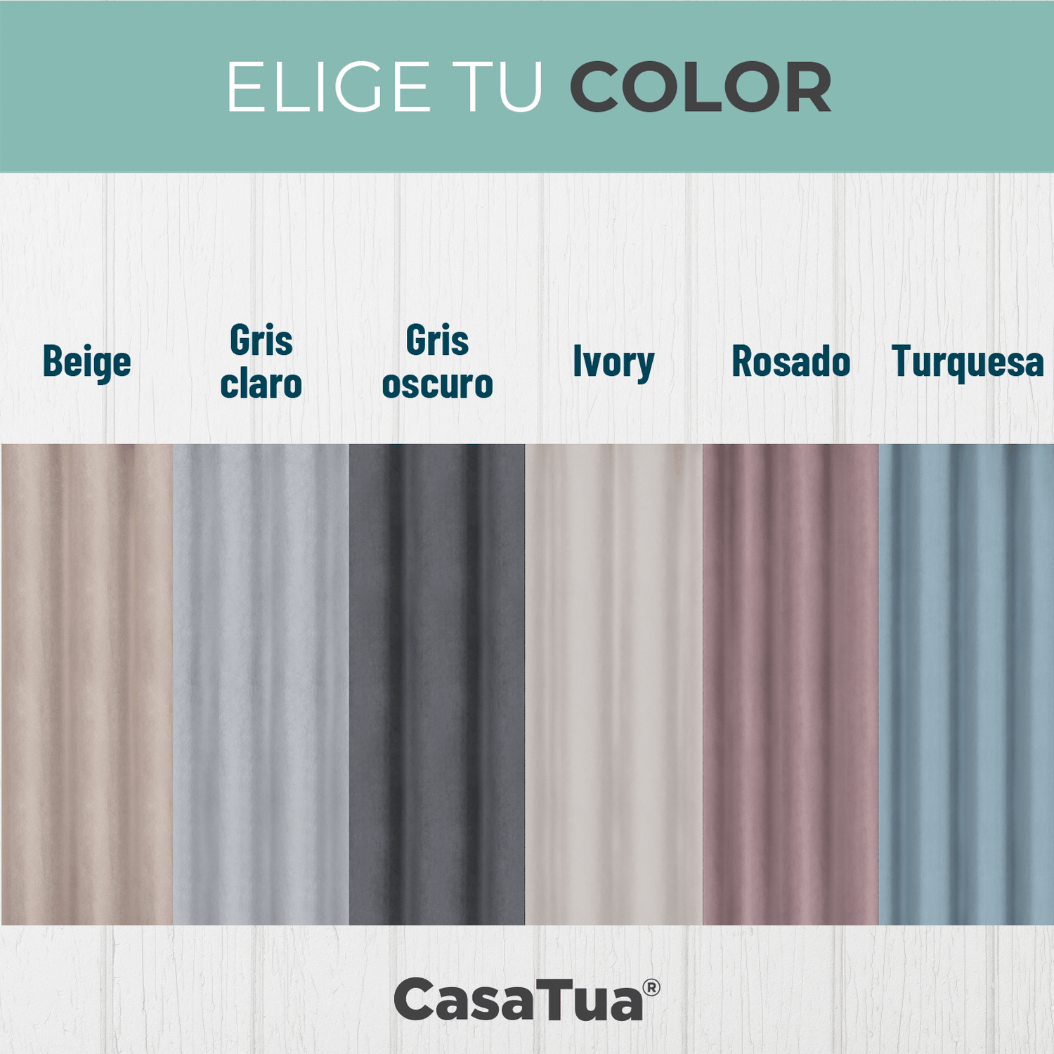 Cortina Blackout 100% 135x220cm Tipo Gamuza Casatua Set De 2 img #7