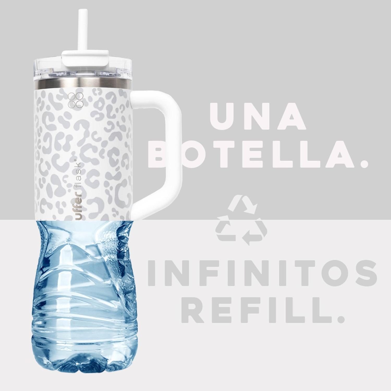Termo Vaso Termico 1,2 lt Buffer Acero Inoxidable + Pitillo img #7