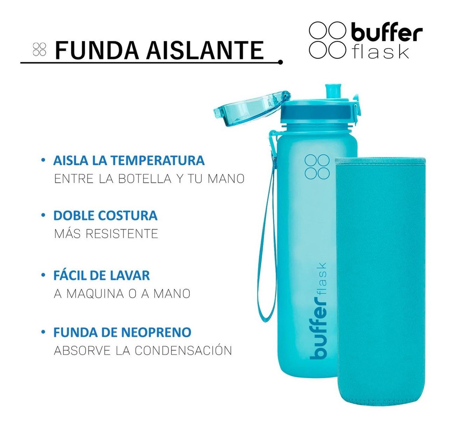 Botella Agua 1l Botilito Buffer Deporte Ciclismo Gimnasio img #6
