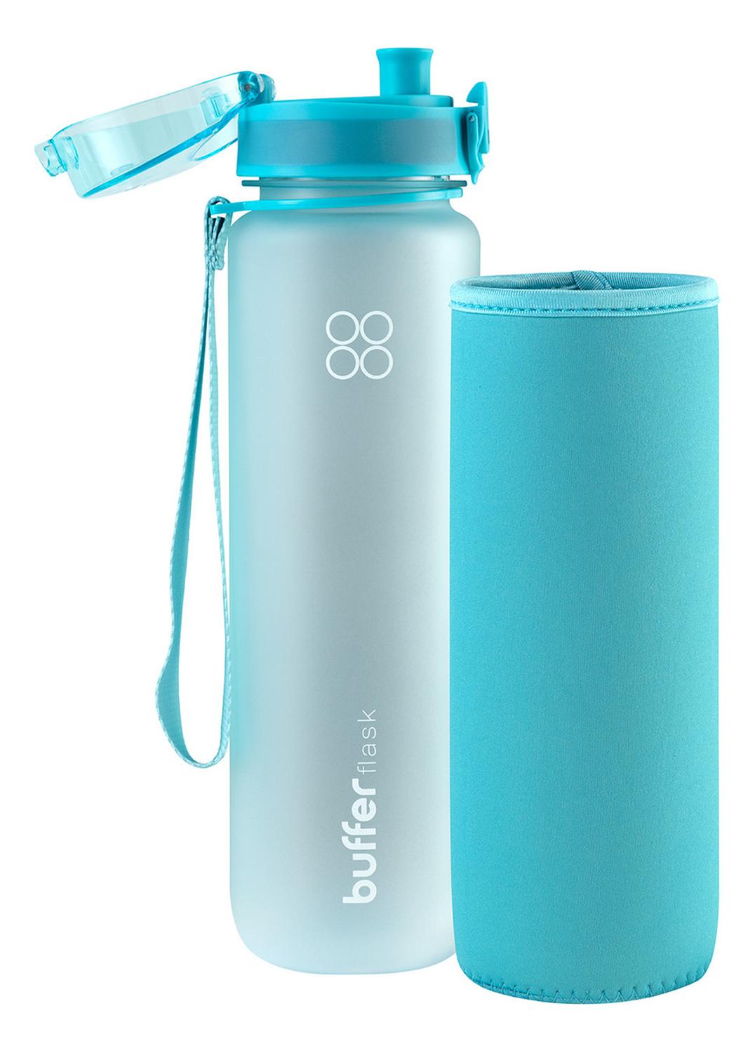 Botella Agua 1l Botilito Buffer Deporte Ciclismo Gimnasio img #1