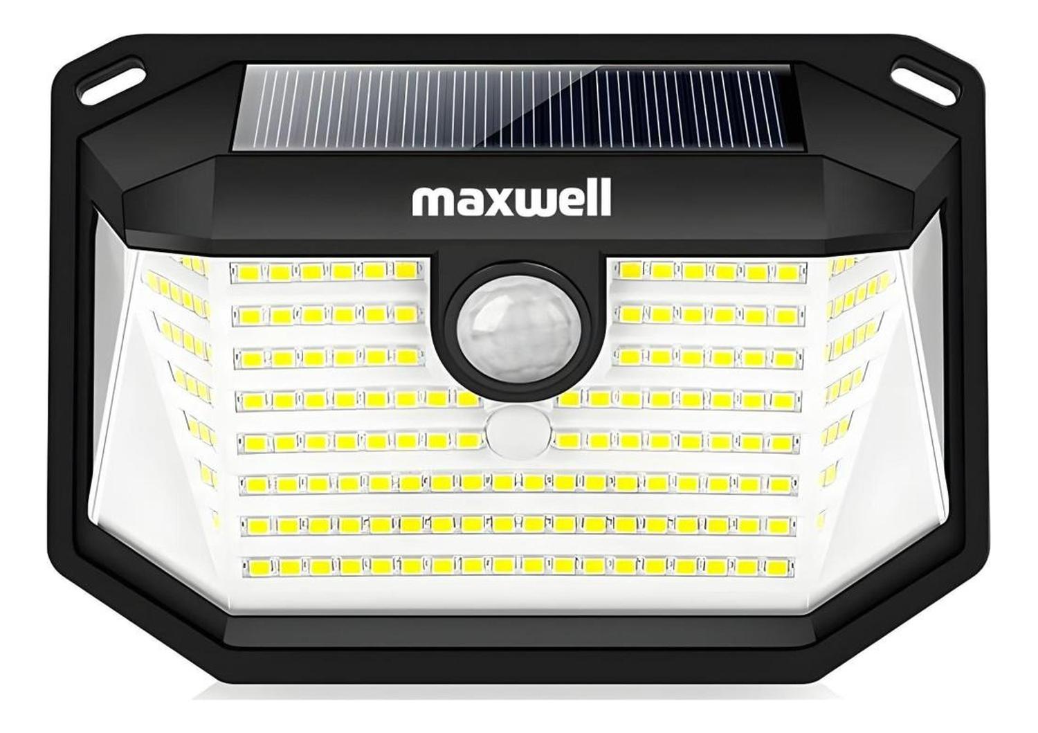 Lampara Solar Led Exterior Pared Maxwell Sensor Movimiento img #1