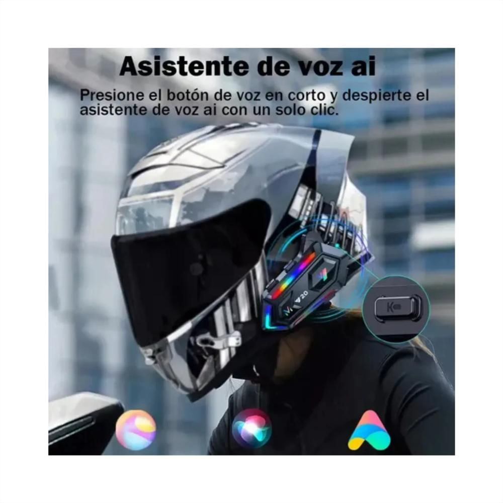 Intercomunicador Casco Y20 Max 2 Und img #5